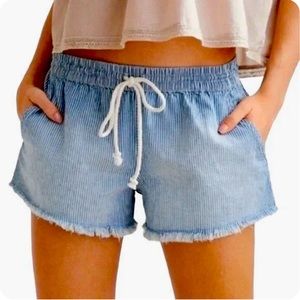 aerie drawstring shorts .